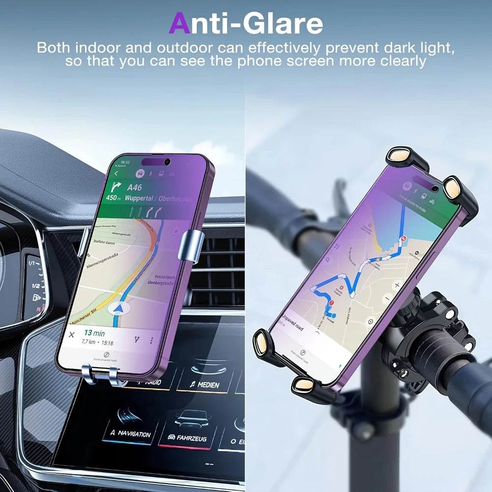 Protector de Pantalla Privacidad Anti-Espía para iPhone (4 Piezas)