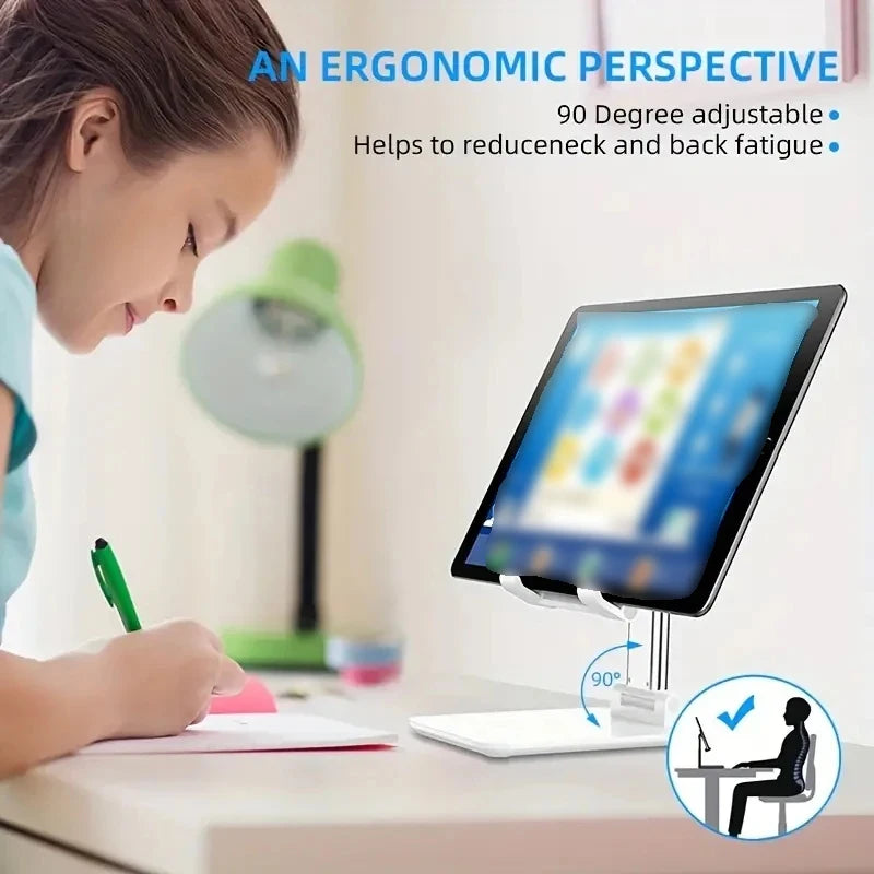 Soporte Plegable de Escritorio para Celular y Tablet