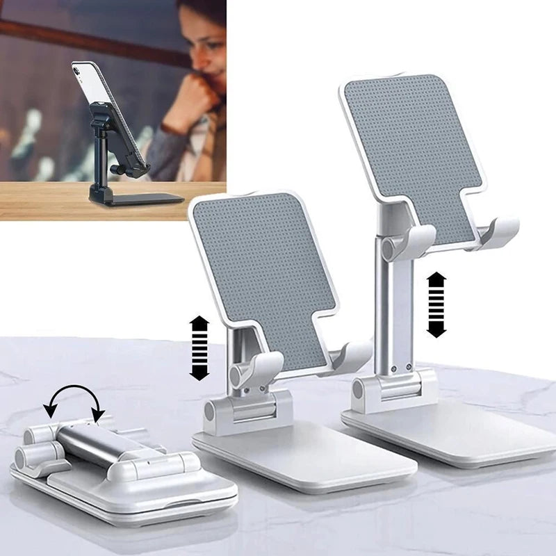 Soporte Plegable de Escritorio para Celular y Tablet
