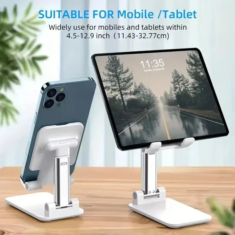 Soporte Plegable de Escritorio para Celular y Tablet