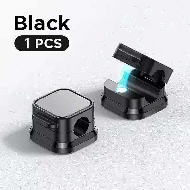 Clips Organizadores Magnéticos para Cables